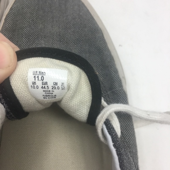 Vans Off The Wall Grey lace ups. Men’s 11. - Picture 6 of 6